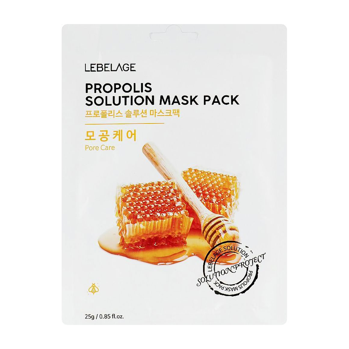 Тканинна маска для обличчя Lebelage Propolis Solution Mask Pack, 25 г
